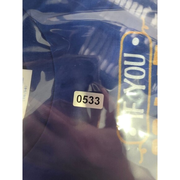 Port & Company Boys XS T-Shirt Blue 5-6 Graphic Crew 'My Papa Is Coming' - Picture 2 of 4